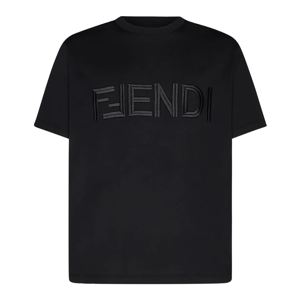 $1,040 Fendi Men's Black T-Shirt Size Large NWT*